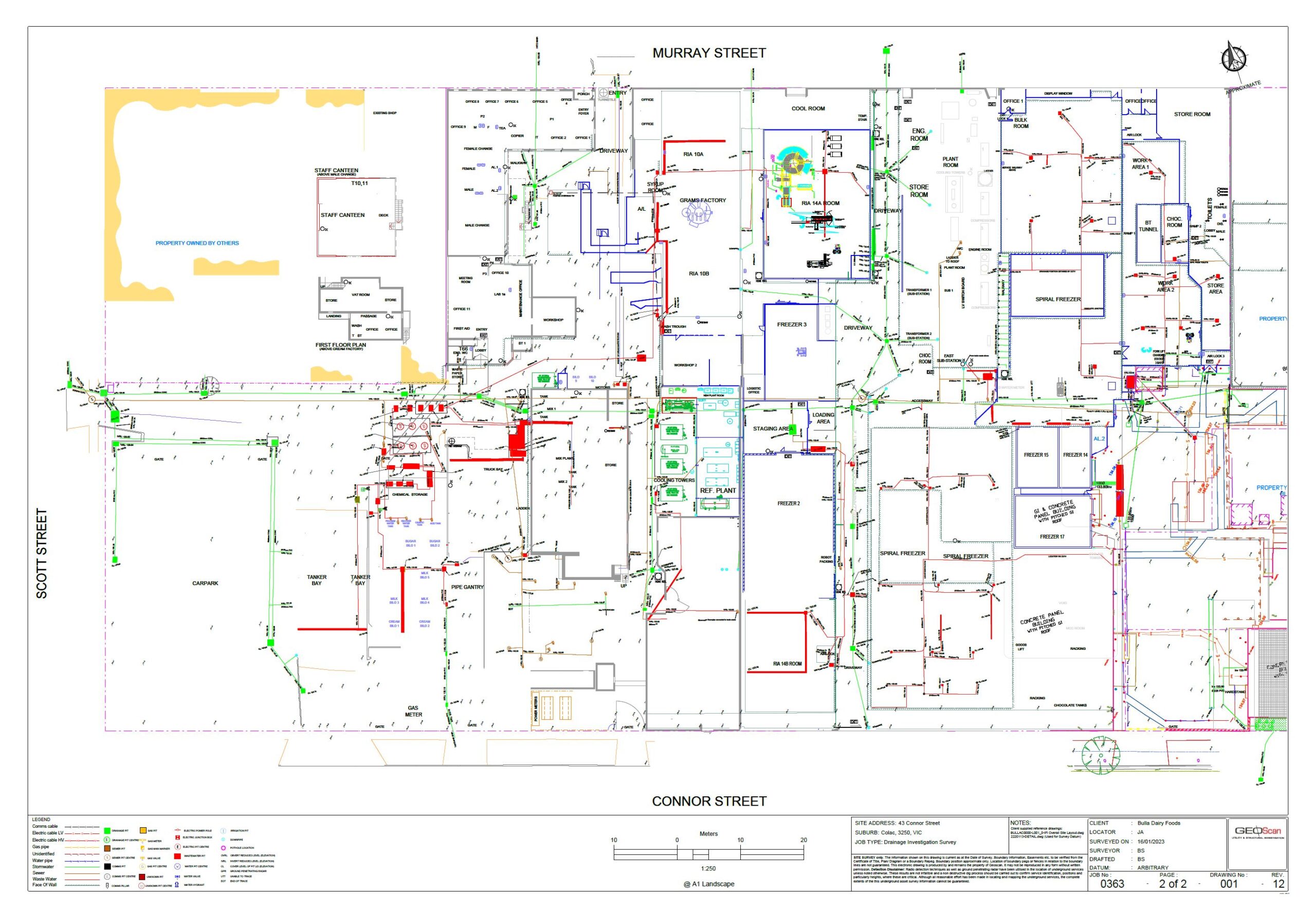 Underground Utility Servey Mapping